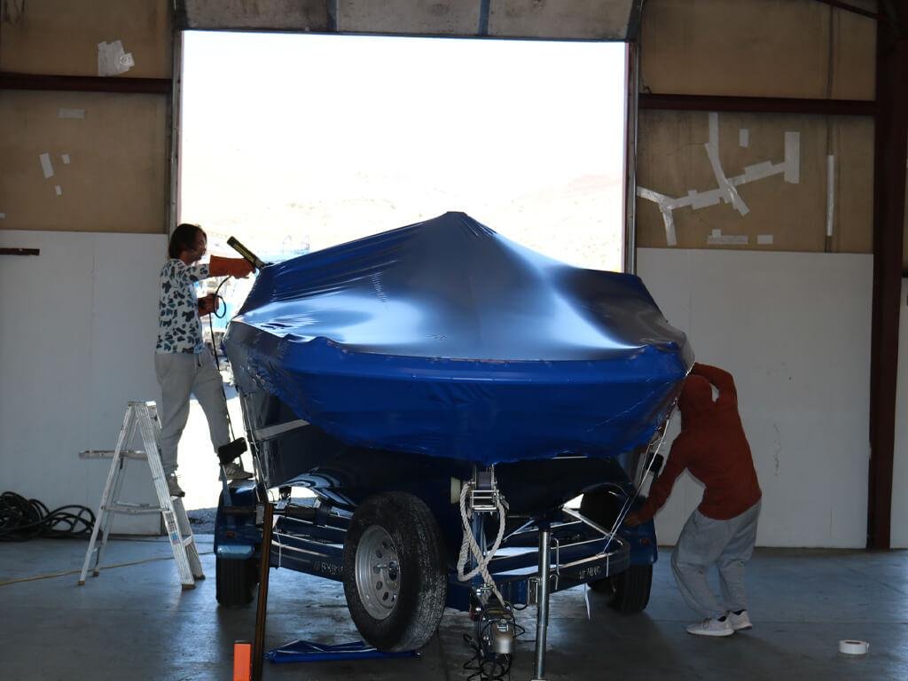 Lake Tahoe Boat Shrink Wrap