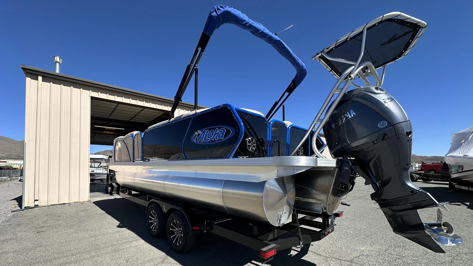 2026 Aloha Club Series Pontoon 230 Bimini Triple Tube